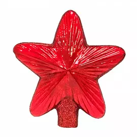 Макушка красная звезда Atlas Art Collection 14 см