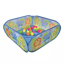 Манеж самораскрывающийся Bondibon Веселые игры + 30 шариков