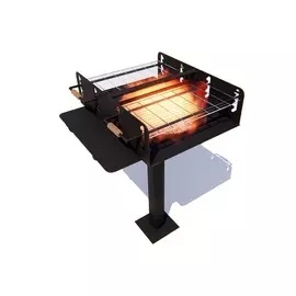 Мангал "Стойка" 7 скамеек