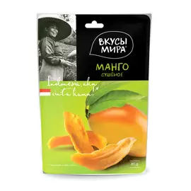 Манго сушеное Вкусы мира 80 г