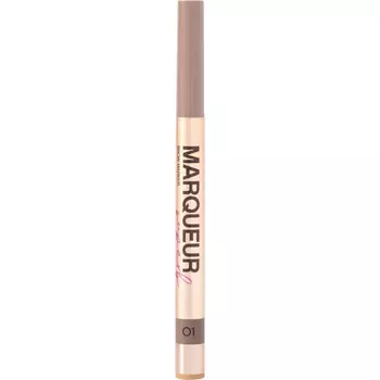 Маркер для бровей Vivienne Sabo Marqueur Superb, эффект микроблейдинга, Насыщенный цвет, стойкость, тон 01, светло-коричневый (для блондинок), 0,7мл.