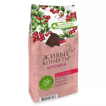 Мармелад с суфле Лакомства для здоровья со вкусом брусники, 150 г