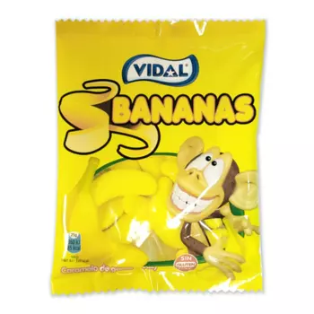 Мармелад Vidal bananas вкус банан 90 г