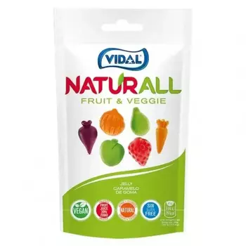 Мармелад Vidal elly naturall fruit veggie 180 г