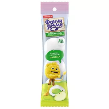 Маршмеллоу Funny Yummy флоупак яблоко 20 г