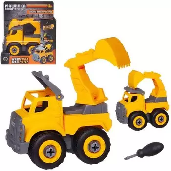 Машинка ABtoys экскаватор с отверткой (C-00428)