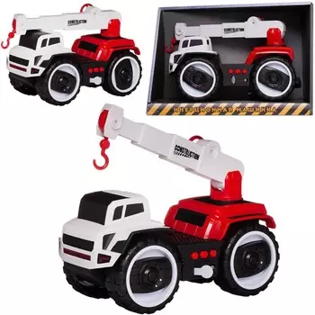 Машинка инерционная ABtoys подъемный кран (C-00347)