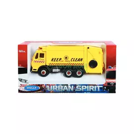 Машинка Welly Игр модель грузовика 15см 16 видов лимонный 99610B