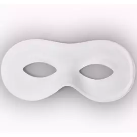 Маска бабочка Carnival Toys белая