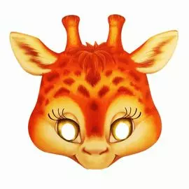 Маска карнавальная Артэ-Грим Жирафик