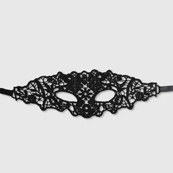 Маска кружево Long Cheng Yiwu City черная