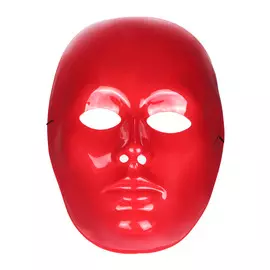 Маска лицо красный Carnival toys