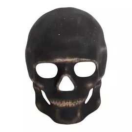 Маска Long Cheng Yiwu City череп черный/золотой