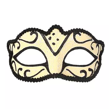 Маска Long Cheng Yiwu City коломбина малая бежевая