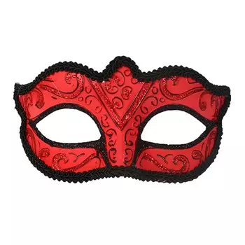 Маска Long Cheng Yiwu City коломбина малая красная