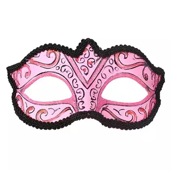 Маска Long Cheng Yiwu City коломбина малая розовый