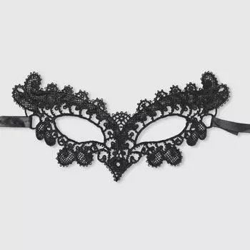 Маска Long Cheng Yiwu City кружево черный