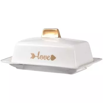 Масленка Glasar 18x12x8 см