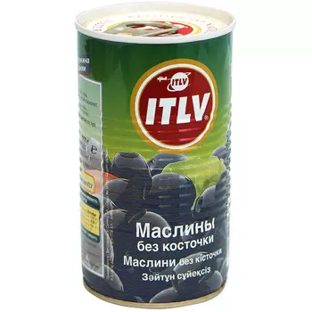 Маслины без косточки ITLV, 370 мл