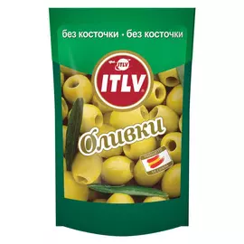 Маслины ITLV без косточки Selecto 170 г дой-пак