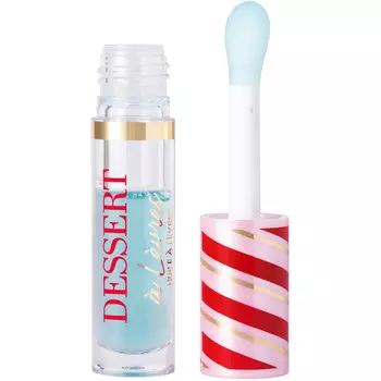 Масло для губ Vivienne Sabo Dessert lvres, легкий объем и влажный эффект, текстура густого сиропа, питает и разглаживает кожу губ, тон 05, прозрачный, нежный мятный оттенок с плампинг эффектом, 3мл.