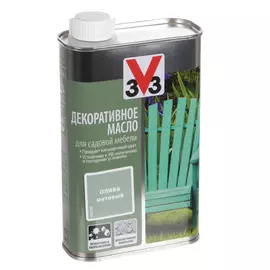 Масло для садовой мебели V33 олива 0.5л