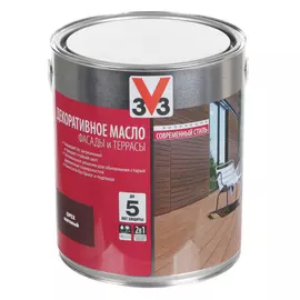 Масло для террас и фасадов V33 Орех 2.5л.