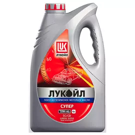Масло моторное полусинтетическое Лукойл Супер 10W-40 (4л)