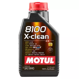 Масло моторное синтетическое motul 8100 x-clean 5w-40 (1л)