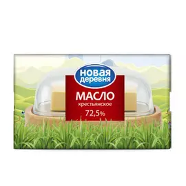 Масло Новая деревня Крестьянское 72,5 г 450 г