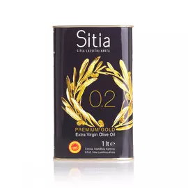 Масло оливковое SITIA P.D.O. Extra Virgin 0,2% 1 л