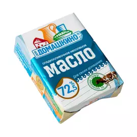 Масло сладкосливочное Село Домашкино несоленое 72,5% 180 г