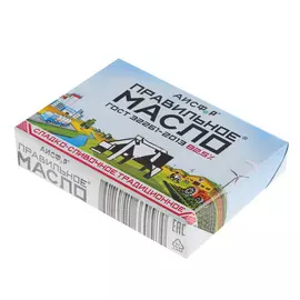 Масло сливочное Правильное масло сладко-сливочное традиционное 82,5% 180 г
