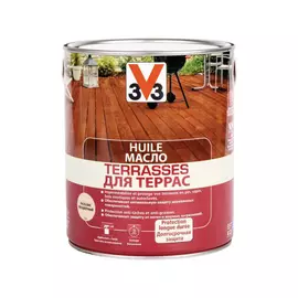 Масло V33 Тик для террас 2,5 л