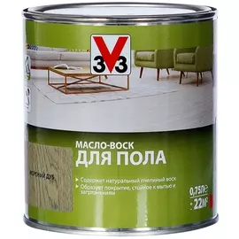 Масло-воск для пола v33 морcкой дуб 0.75л