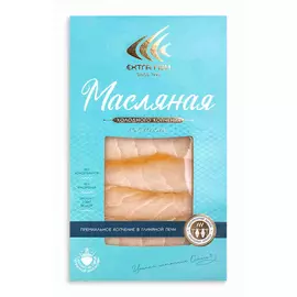 Масляная рыба Extra Fish филе-ломтики холодного копчения, 100 г