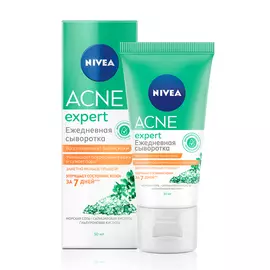 Матирующая сыворотка Nivea Acne Expert от прыщей с салициловой кислотой для склонной к жирности кожи, 50 мл
