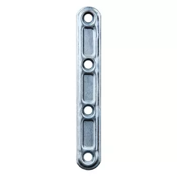 Мебельная пластина Aldeghi luigi 61X15 мм цинк