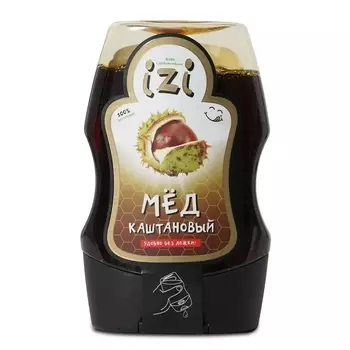 Мед IZI Каштановый с дозатором 280 г