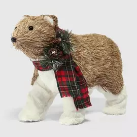 Медведь James arts с шарфом, 30 см