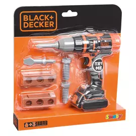Механический шуруповерт Smoby Black &amp; Decker с аксессуарами