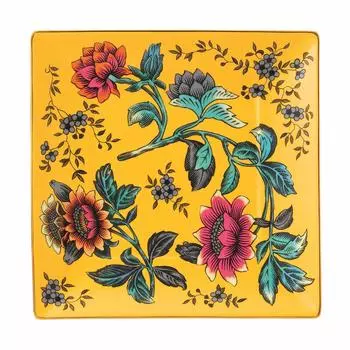 Мелочница Wedgwood Wonderlust Yellow Tonquin 15х15 см