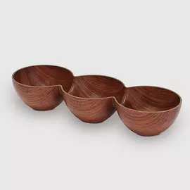 Менажница для закусок Evelin Triple 29 см