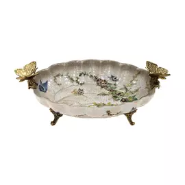 Менажница с ангелом Glasar 33x33x17см