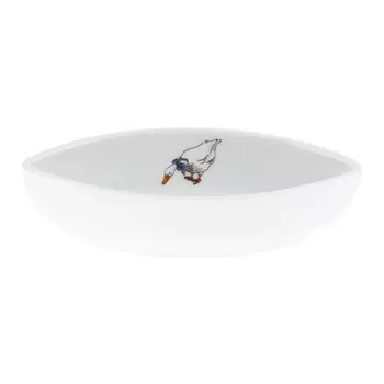 Менажница Thun 1794 Лодочка Гуси фарфор