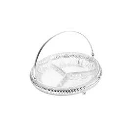 Менажница трехсекционная с ручкой Queen Anne 23 см