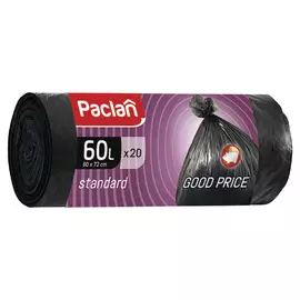 Мешки для мусора Paclan Standart 60 л 20 шт