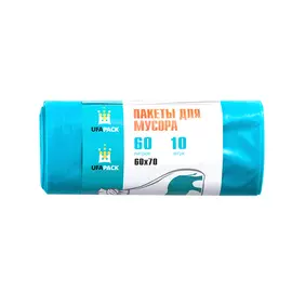Мешки для мусора UFAPACK ПВД 60 л 10 шт