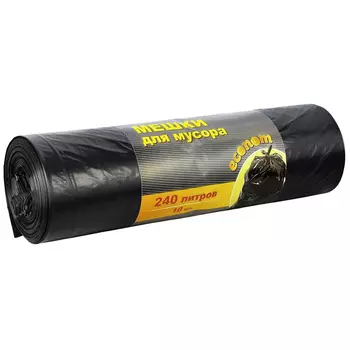 Мешки для мусора Unibob 240л, 10шт, эконом