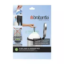 Мешки мусорные Brabantia 23/30л 40шт